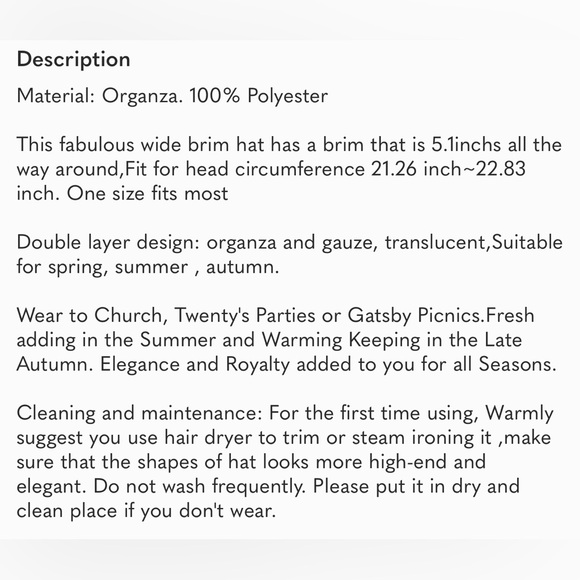 Women's Organza Kentucky Derby Fascinator Hat Blue2 - Picture 6 of 6